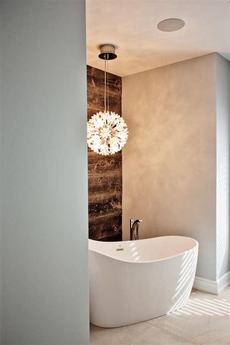 In this video we are installing small led lights over the tub/shower being 2020 why not add some color. Bathtub Nook - Contemporary - bathroom - Madison Taylor Design