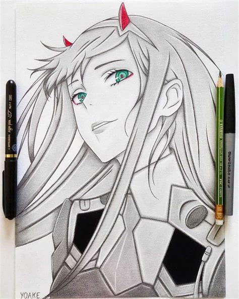 Zero Two Drawing Tutorial By Anime Ignite Zerotwo By