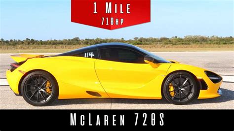 Watch Mclaren 720s Hit 194 Mph In Standing Mile Speed Test