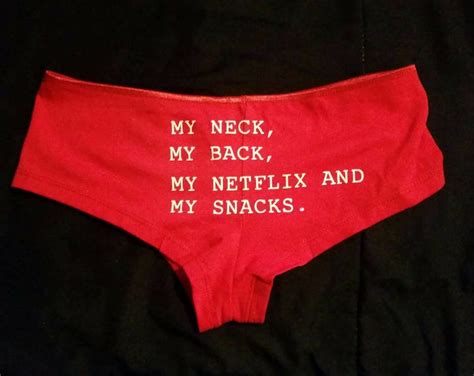 Netflix And Chill Panties Women S Panties Women S Etsy