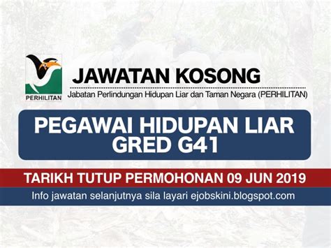Here are some resumes of keywords to help you find your search, the copyright owner is the original owner, this blog does not own the copyright of this. Jawatan Kosong Terkini di PERHILITAN - Tarikh Tutup 09 Jun ...