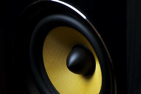 Hd Wallpaper Black Speakers Sound Music Audio Close Up Metal No