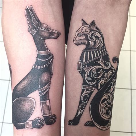 anubis bastet tattoo