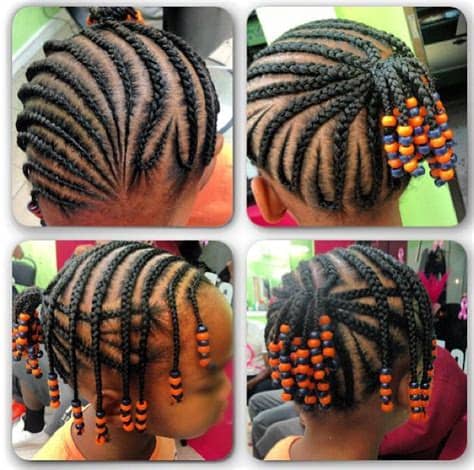 Quick braided hairstyles for black kids for school. Braids for Kids Nice Hairstyles Pictures