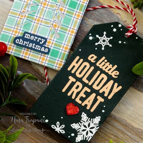 Studio Monday With Nina Marie Holiday Tags 5 Ways Simon Says Stamp