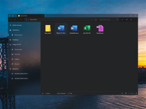 Windows Explorer Redesign Dark By Tung Le On Dribbble