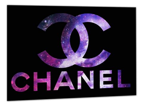 Chanel Painting Inspiration Galaxy Logo Modern Painting Canvas Print