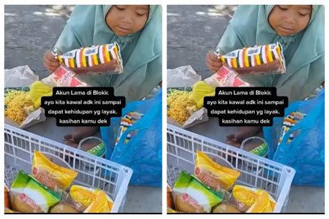 Bikin Mewek Video Bocah Balita Jualan Roti Di Pinggir Jalan Viral Di