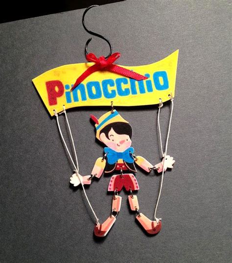 Pinocchio Puppet Via Etsy Paper Dolls Jointed Paper Dolls