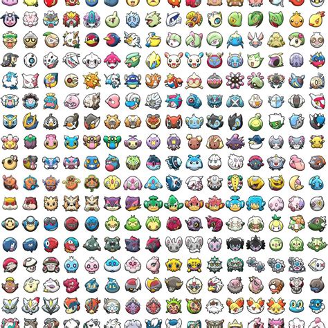 See the wiki of pokémon for important naming conventions. All Pokemon Characters Pattern