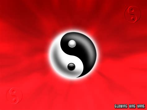 Glowing Ying Yang Red By Dawg4life2k1 On Deviantart
