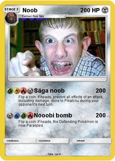 Pokémon Noob 886 886 Säga Noob My Pokemon Card