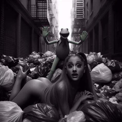 Rule 34 1girls Ai Generated Alley Ariana Grande Ass Black And White