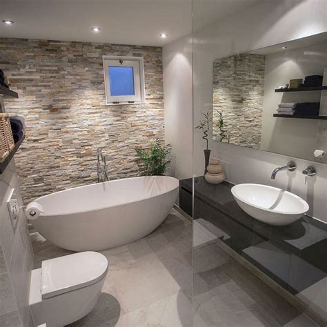 Flawless 45 Amazing Rock Wall Bathroom You Need To Impersonate