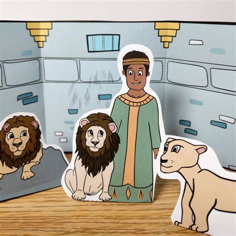 Daniel And The Lions Den Printable Craft