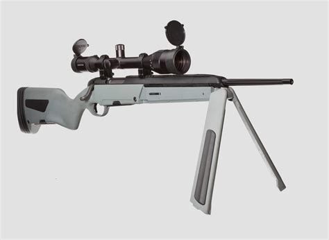 Steyr Scout In 243 Winchester With Swarovski Scope And Integral Bipod