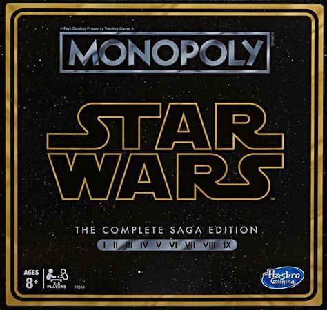 Monopoly Star Wars The Complete Saga Edition New Buy From Pwned