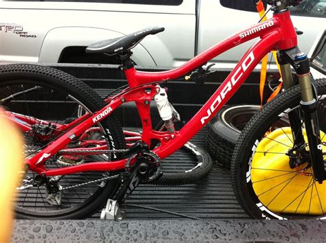 Slopestyle is a winter sport in which athletes ski or snowboard down a course including a variety of obstacles including rails, jumps and other terrain park features. Sam Dueck's Prototype Norco Slopestyle Bike - Prototype ...
