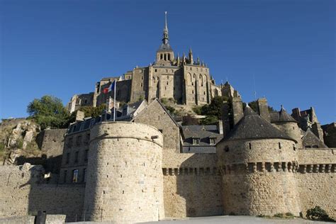Larchitecture Du Mont Saint Michel Normandie France