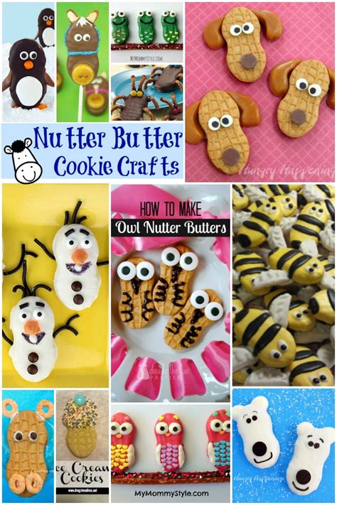 Nutter butter cookies make up the bodies of these little helpers, but you can decorate them differently to create holiday characters of your own! 12 Nutter Butter Cookie Crafts