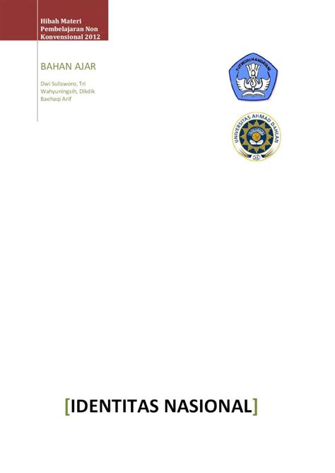 PDF IDENTITAS NASIONAL Eprints Uad Ac Ideprints Uad Ac Id 9433 1