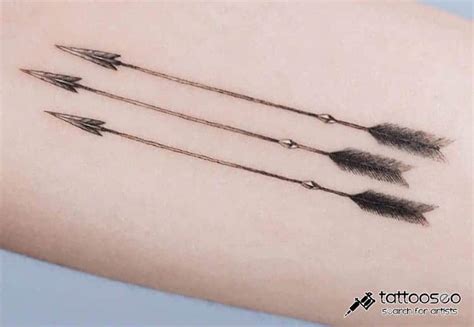 Three Arrows Tattoo Meaning Design And Ideas