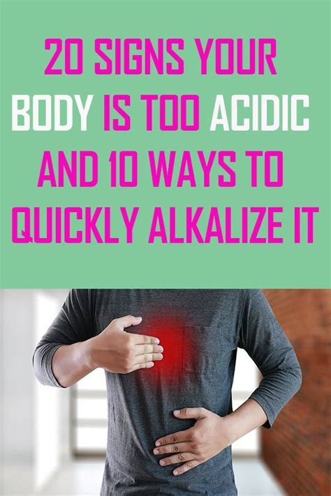 20 Signs Your Body Is Too Acidic And 10 Ways To Quickly Alkalize It