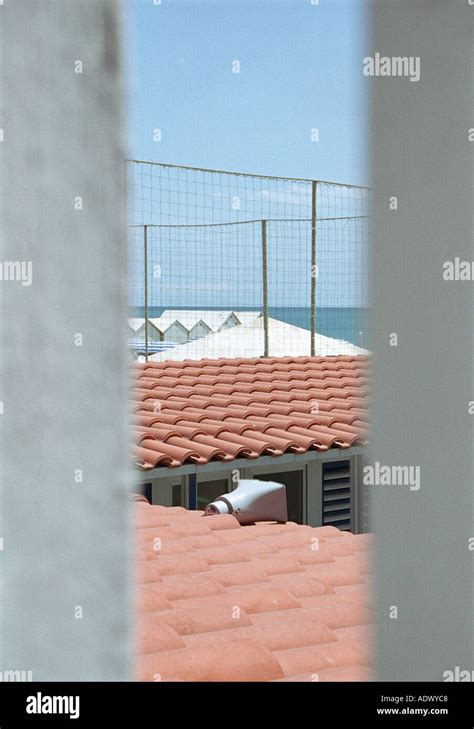 Loud Speaker Tannoy On Roof At Beach Stock Photo Alamy