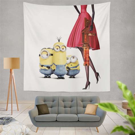 Bob Stuart Kevin Minions Moviewall Hanging Tapestry Ebeddingsets