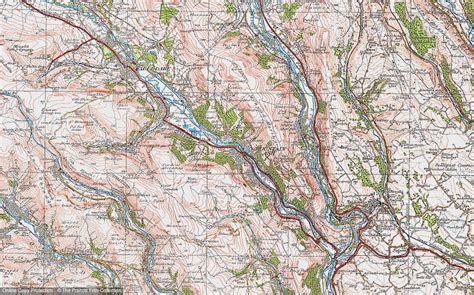 Historic Ordnance Survey Map Of Mountain Ash 1923