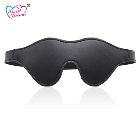 Buy Sweet Dream Pu Leather Blindfold Sexy Eye Mask Role Play Party Mask Erotic