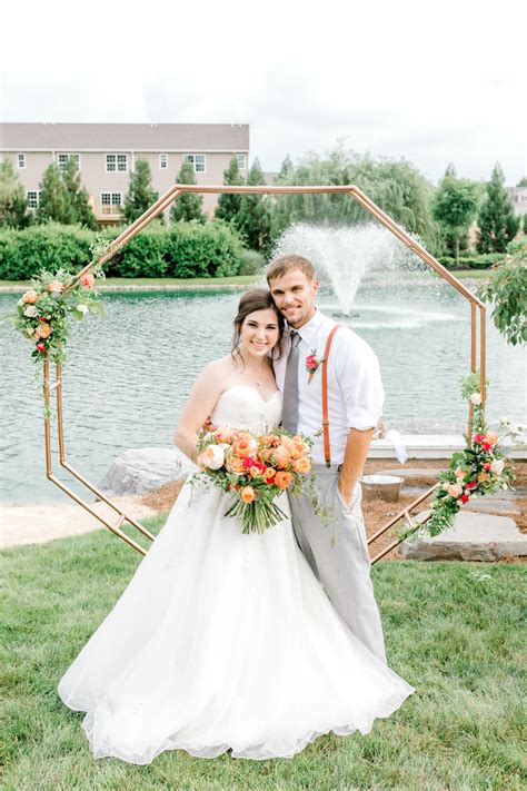 Mint and gold is a very refined and beautiful color scheme, it's great for spring and summer weddings. Vibrant Coral, Mint + Rose Gold Wedding with Awesome ...