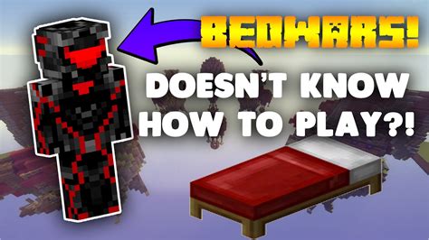 Minecraft Noob Fails At Bedwars New Bedwars Minigame On Hypixel 2017 Bedwars Prototype