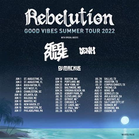rebelution announce good vibes summer tour 2022 grateful web