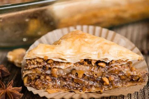 Baklava Is A Rich Decadent Dessert Recipe Made Of Layers Of Flaky Filo