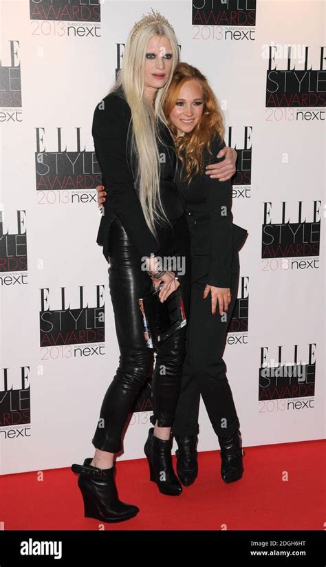 Juno Temple And Kristen Mcmenamy At The Elle Style Awards 2013 The