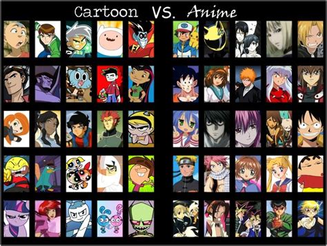 The Difference Between Anime And Cartoons Anime Vs Cartoon Cartoon