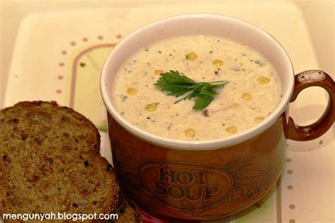 Menu 2 3 hari lepas. - Mengunyah -: Sup cendawan simple