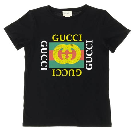 T Shirt Gucci Kids T Shirt Kids Gucci 475740 X3g17 Giglio En