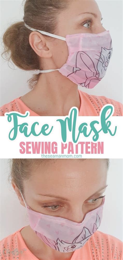 Face Mask Pattern Quick Sew Project Easy Peasy Creative