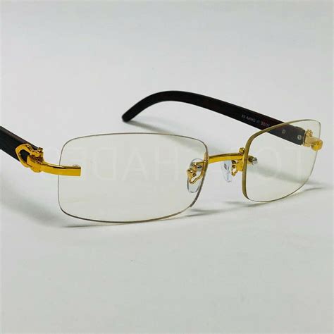 Mens Classy Elegant Exotic Clear Lens Eye Glasses