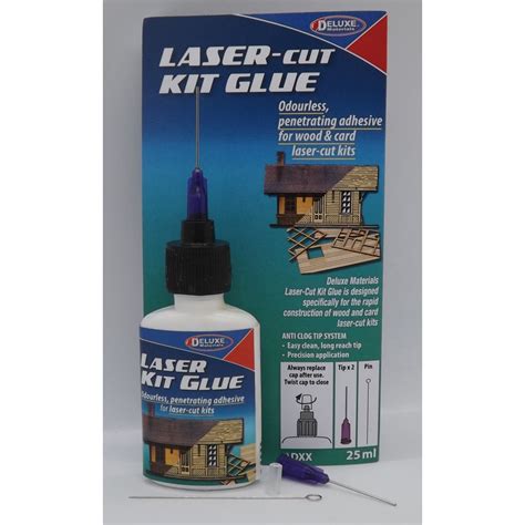 Deluxe Materials Laser Cut Kit Glue Tower Hobbies