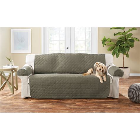 Mainstays 3 Piece Sofa Pet Cover Protector With Non Slip Grip Backing