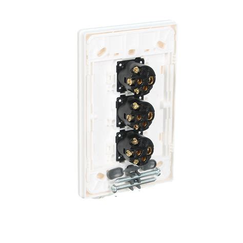 Legrand Ed770 3we Dedicated Plate 3 Gang Switch 16amp Excel Life