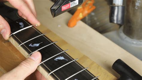 Best Way To Install Frets Guitar Fret Press Vs Fret Hammer
