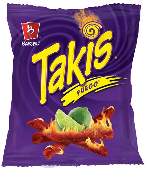 Takis Fuego Hot Chili Pepper And Lime Flavored Tortilla Chips 4 Oz