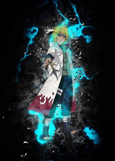 Minato Namikaze Poster Print By Goca Art Displate In 2020 Naruto