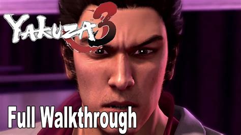 Yakuza 3 Remastered Full Gameplay Walkthrough Hd 1080p Youtube