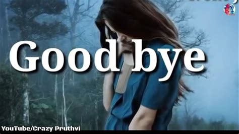 Good Bye 😔 Sad Whatsapp Status Youtube