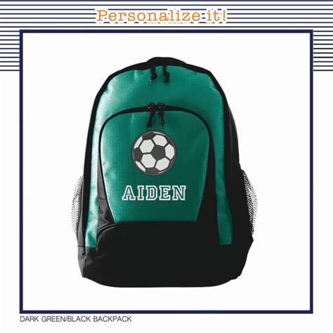 Personalized Soccer Backpack For Boys Monogrammed By Pricelesskids